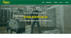 Desktop Screenshot of kvamagentur.no